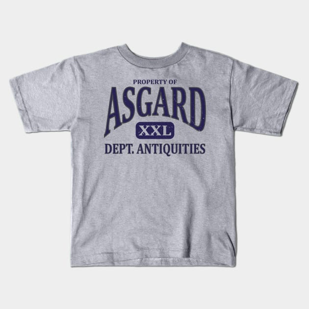 Asgard Dept of Antiquities Kids T-Shirt by EdwardLarson